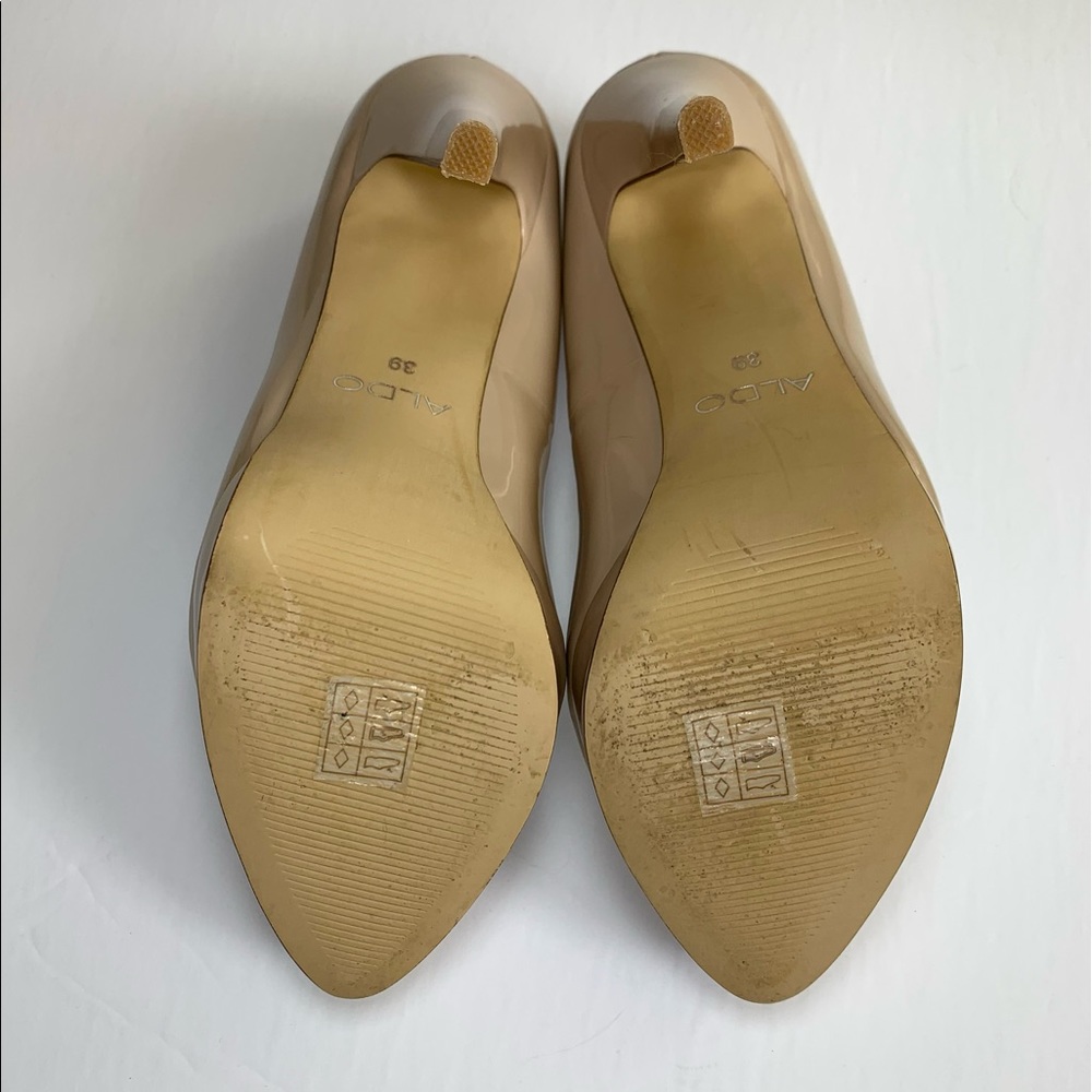 SOLD Aldo Blush Neutral High Heels Size 39 / Size 8 - Picture 10 of 13